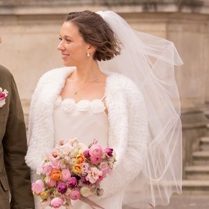 Bubish Faux Fur Lola Jacket - White